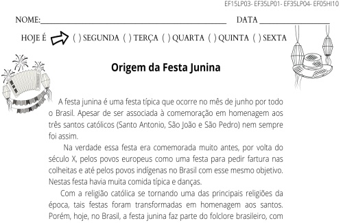 Origem da Festa Junina